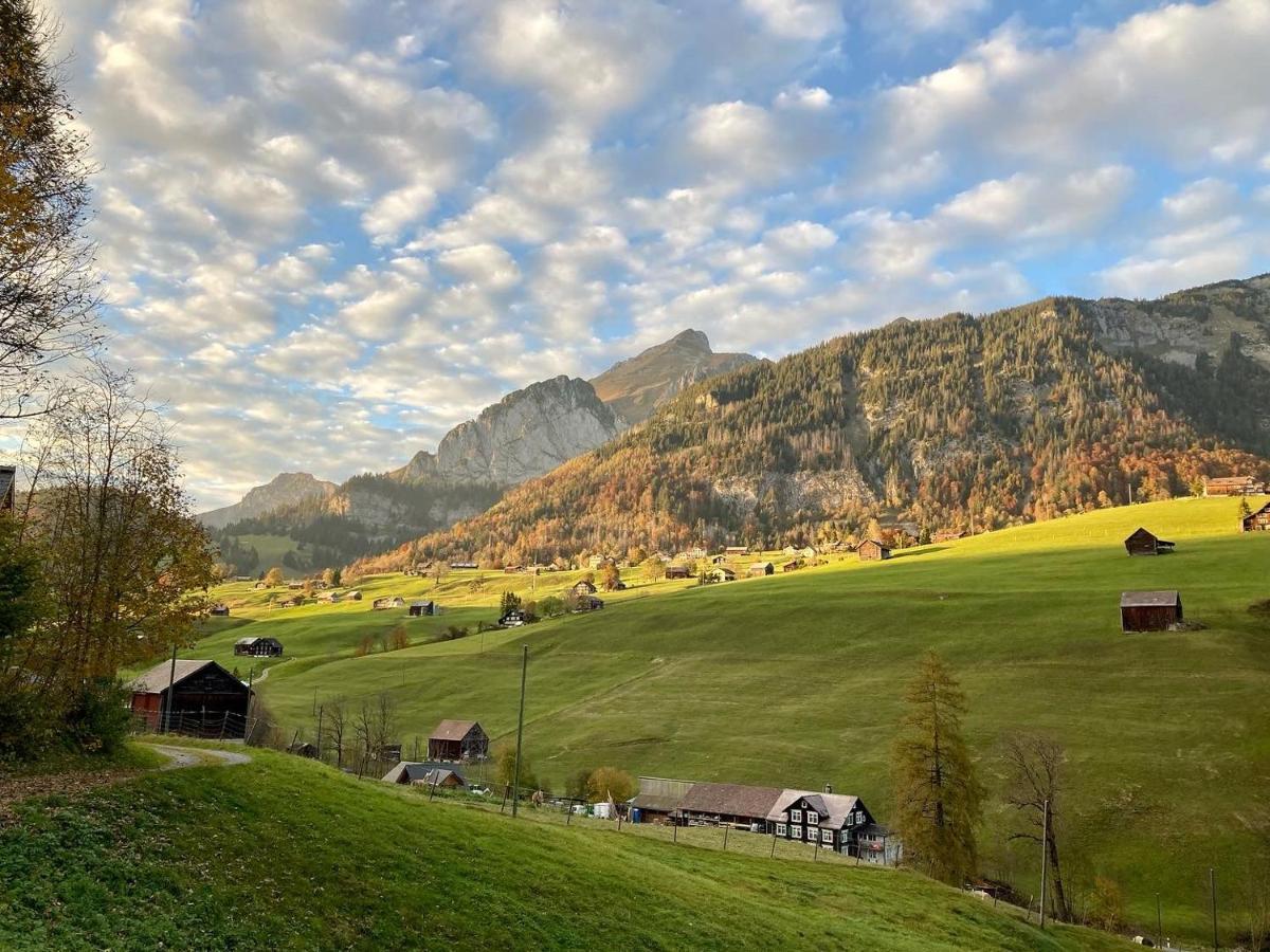 Ferienwohnung Haus Am Bach In Toggenburg Wildhaus Bagian luar foto